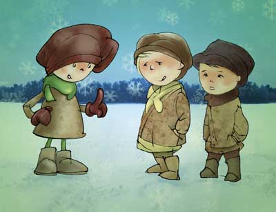 im Schnee