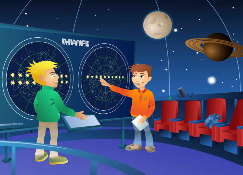 Im Planetarium